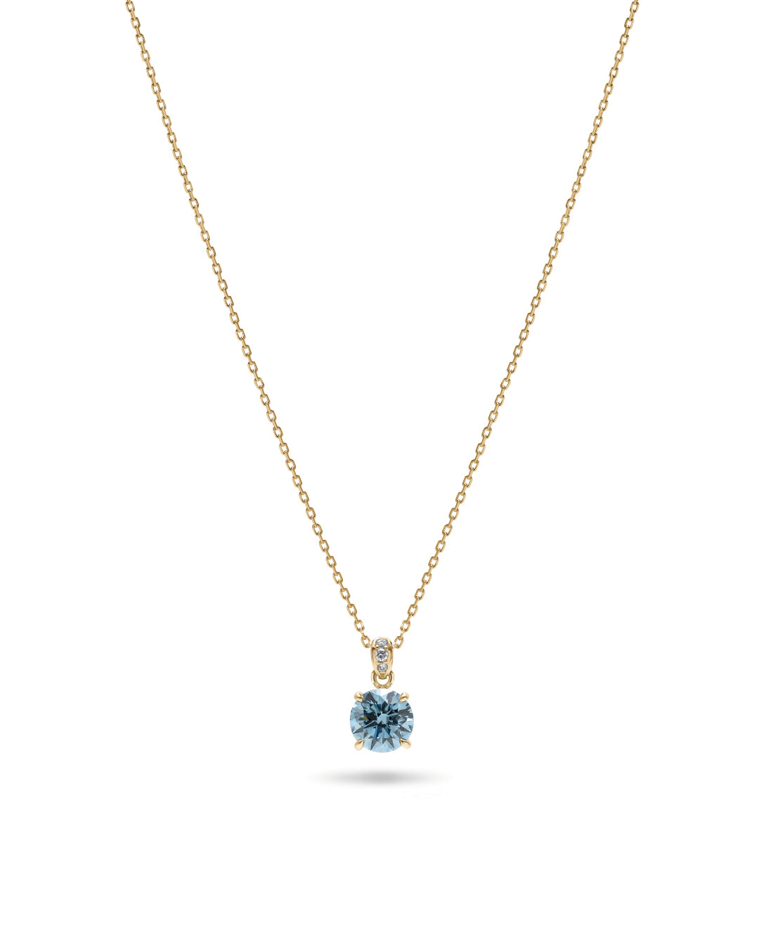 Agua 1.0ct necklace / RD (melee)