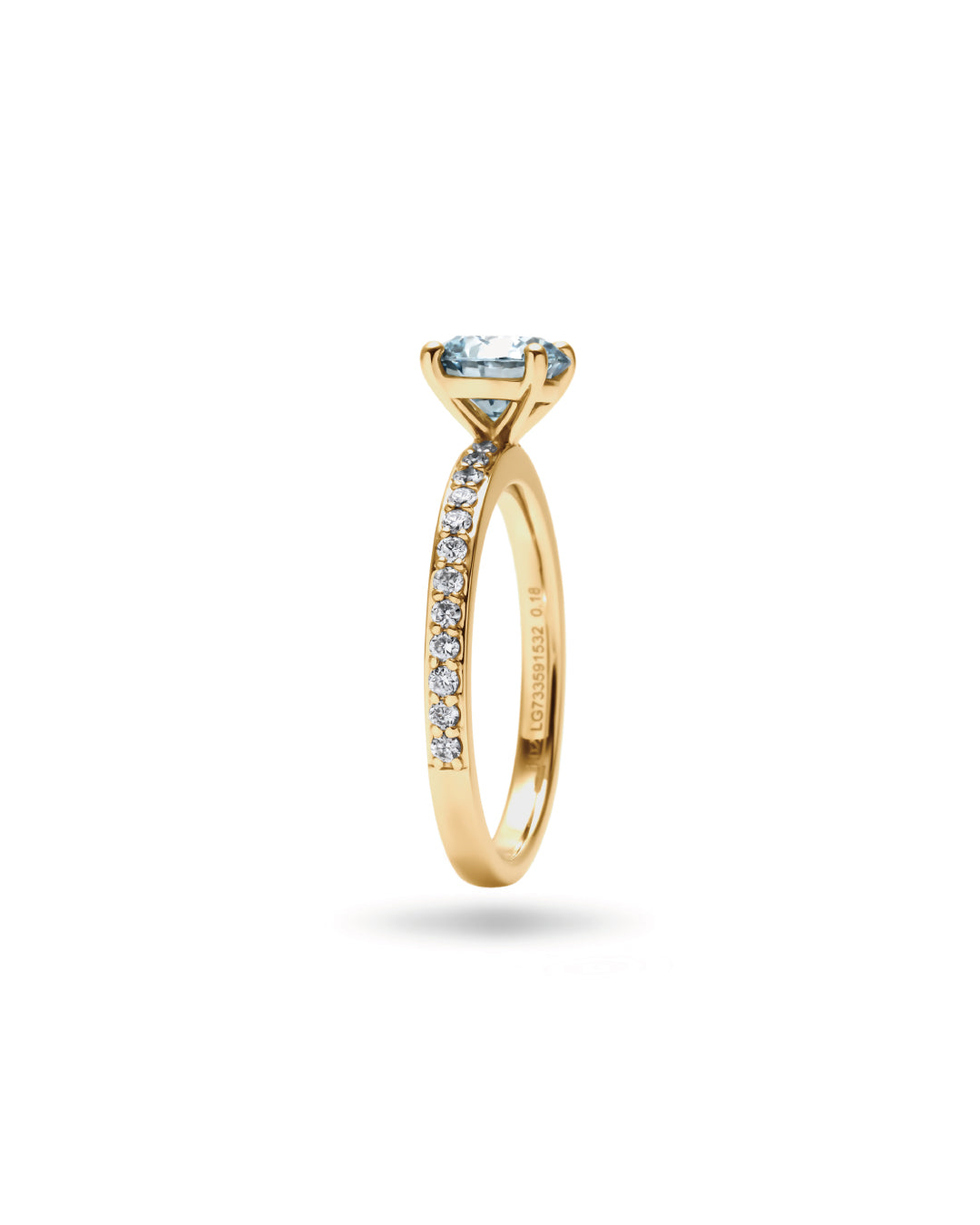 Agua 1.0ct Half Eternity ring RD