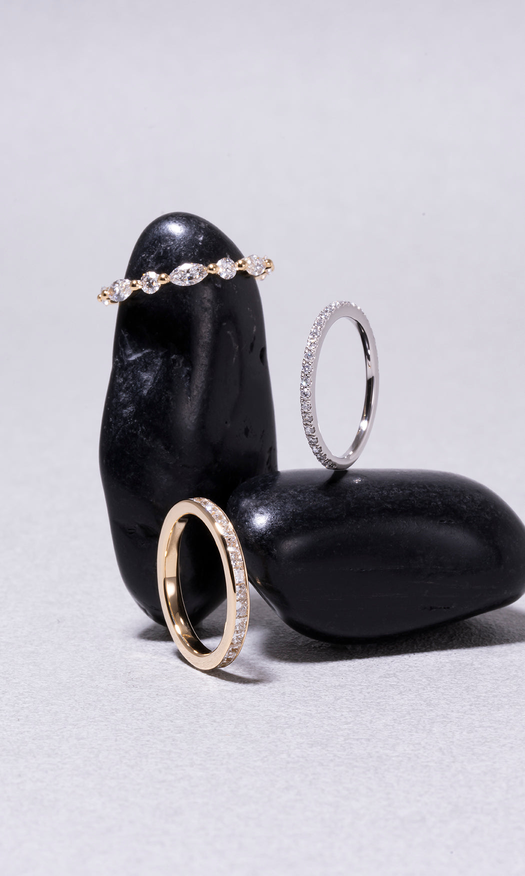 0.2ct ダイヤモンド ハーフエタニティリング /ラウンド