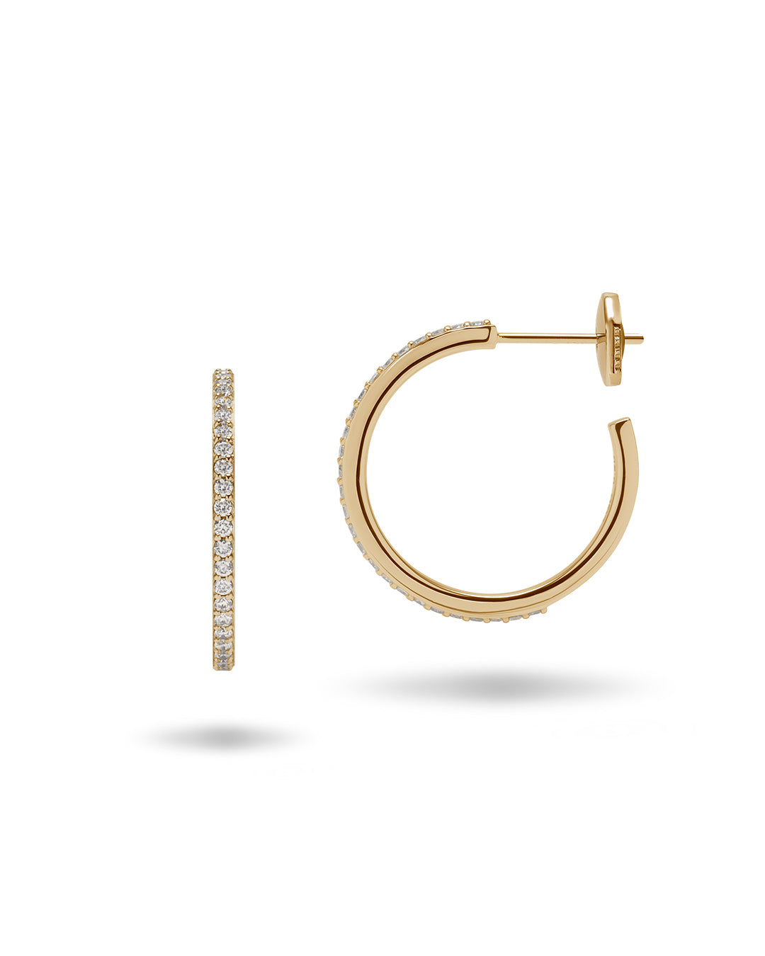 0.2ct ダイヤモンド フープピアス /ラウンド