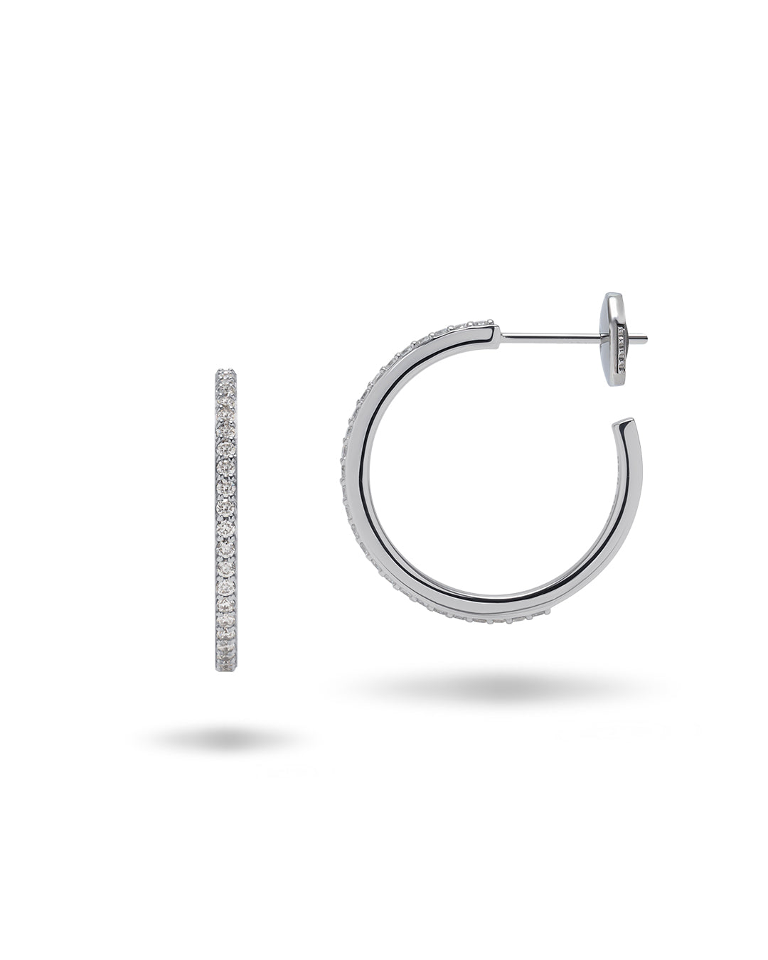 0.2ct ダイヤモンド フープピアス /ラウンド