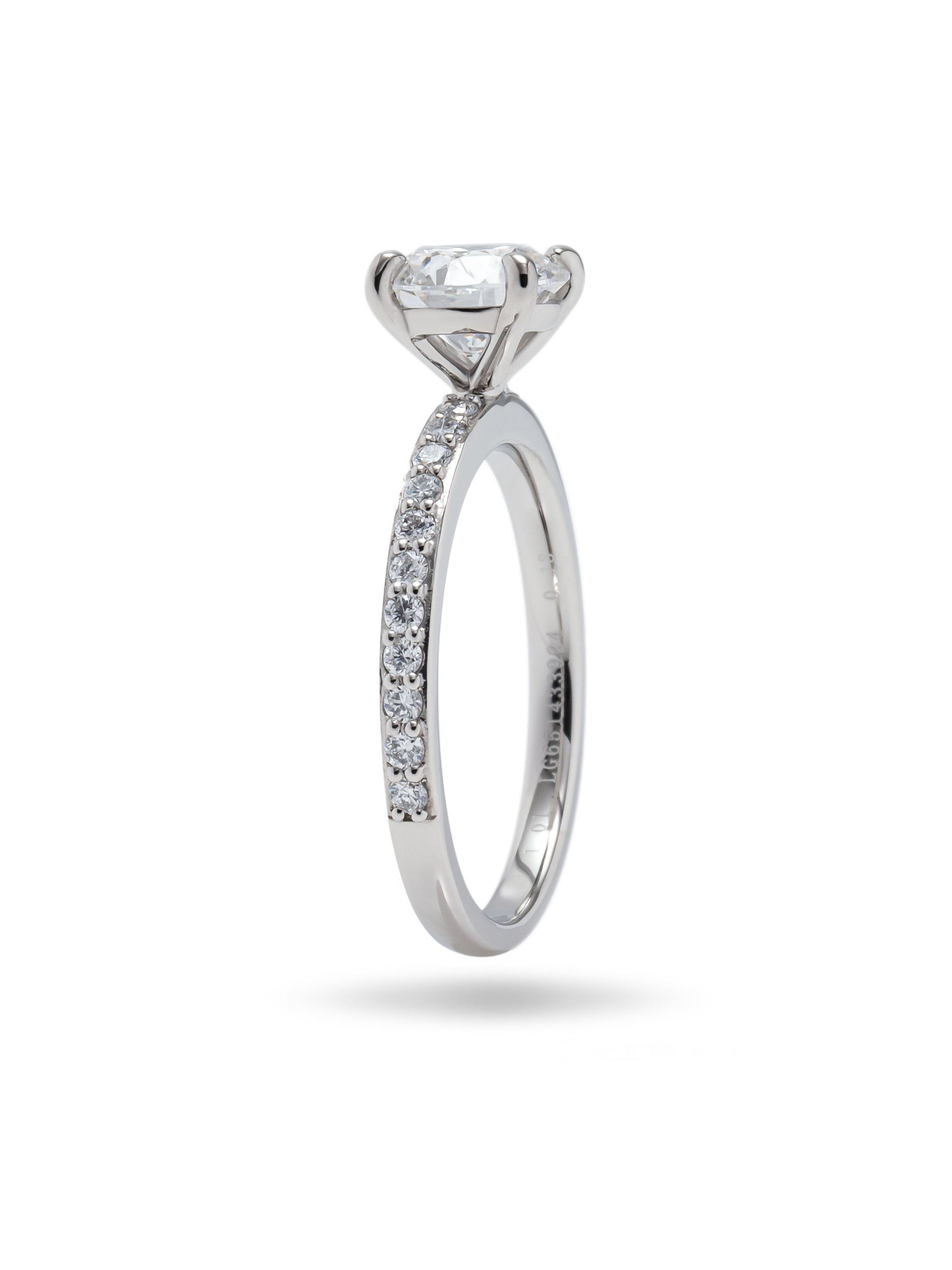 1.0ct Half Eternity Diamond ring / RD