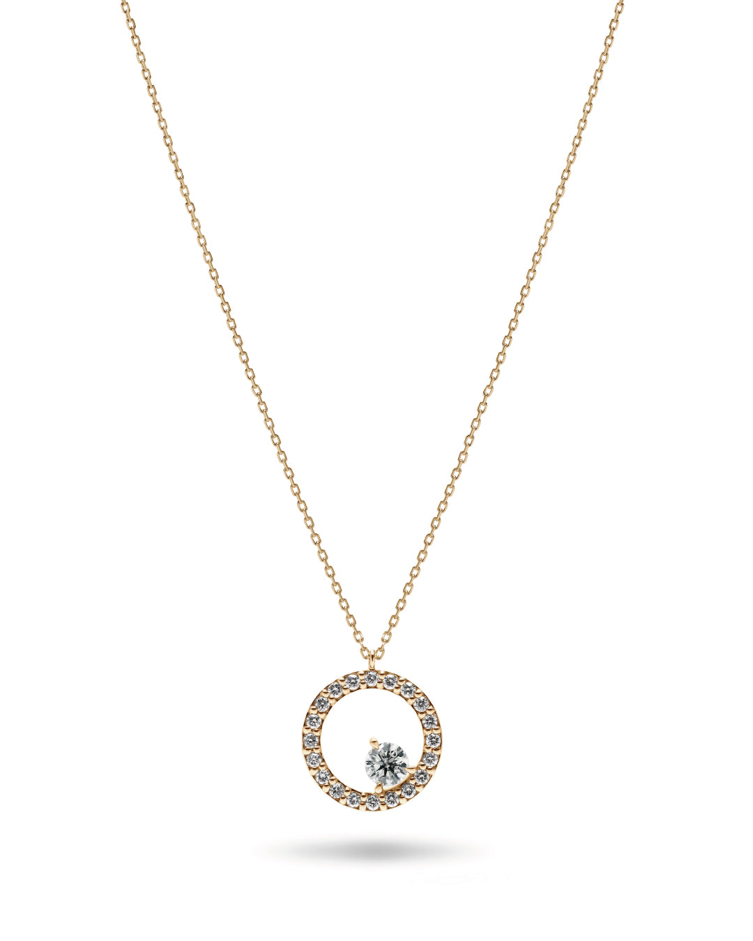 <Depth> circle necklace