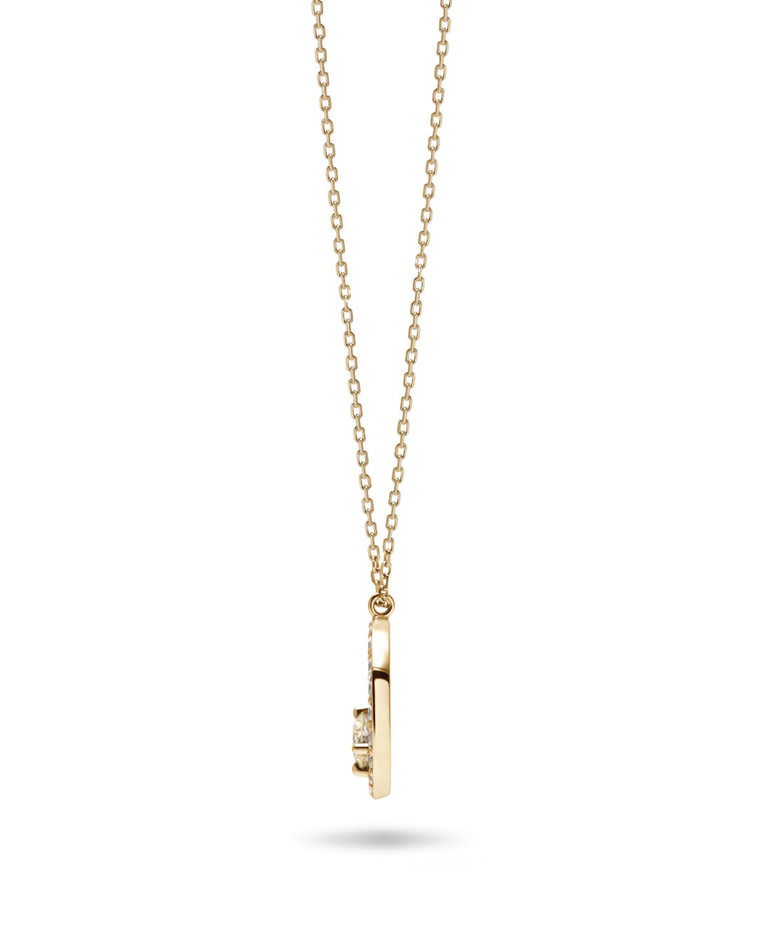 <water× light> circle necklace(Sol Yellow)