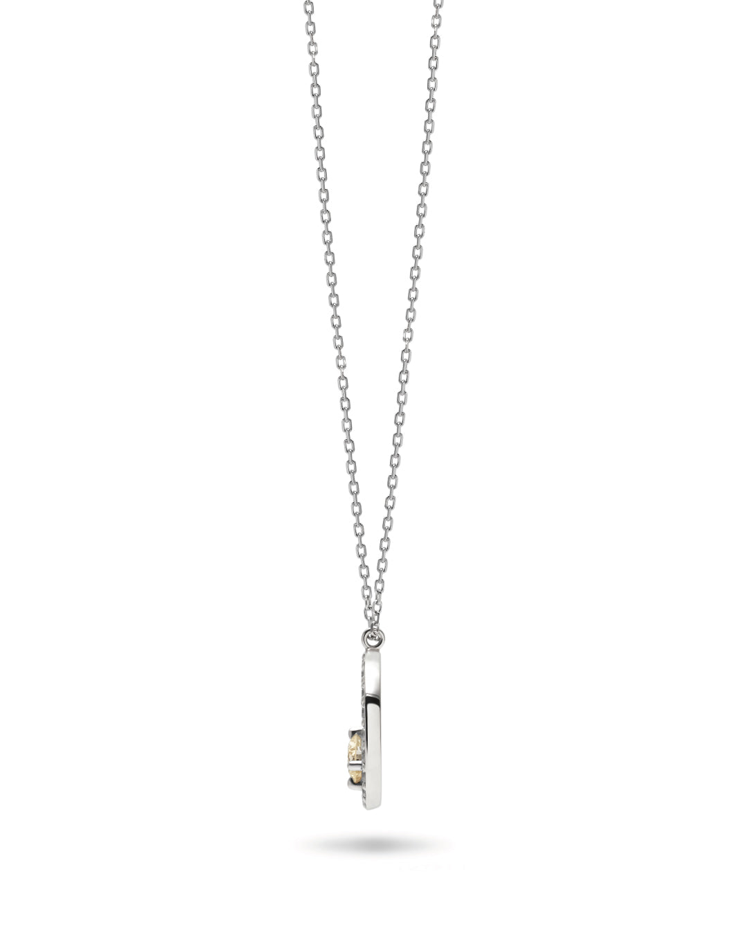 <water× light> circle necklace(Sol Yellow)