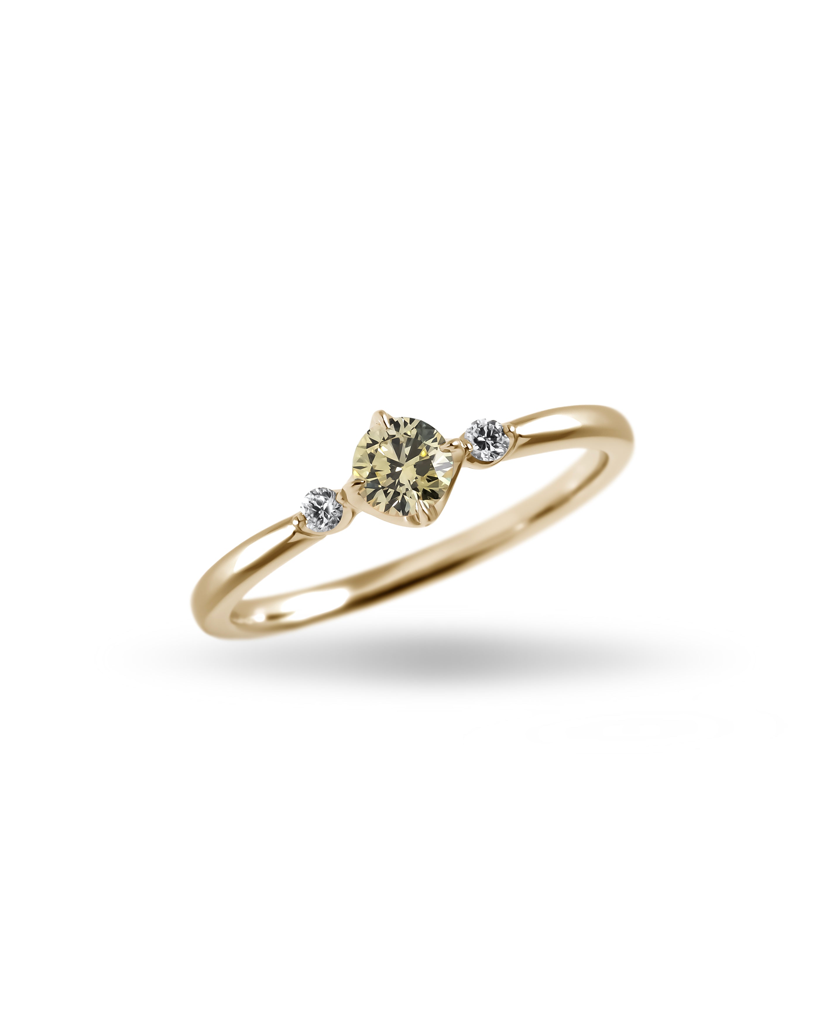 <water×light> 0.2ct ring(Sol Yellow)