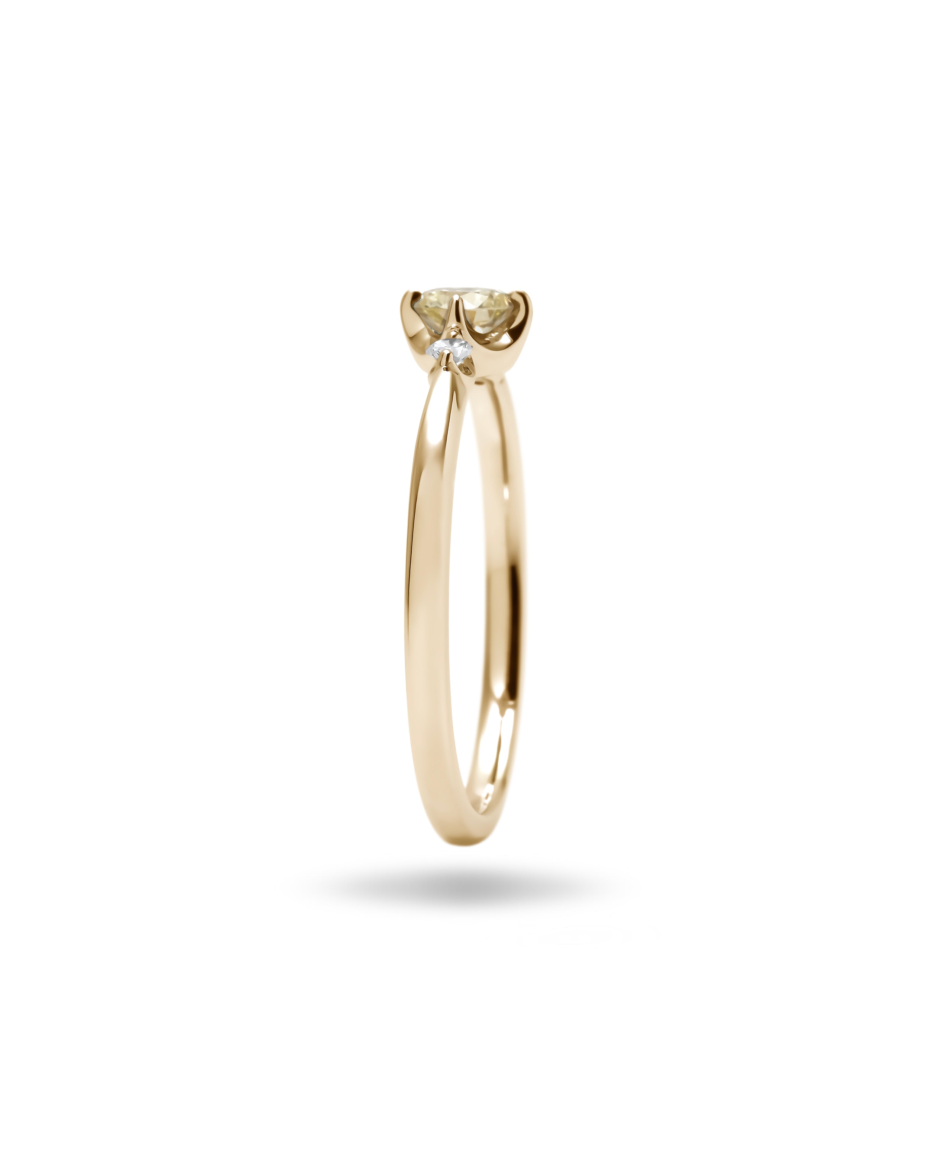 <water×light> 0.2ct ring(Sol Yellow)