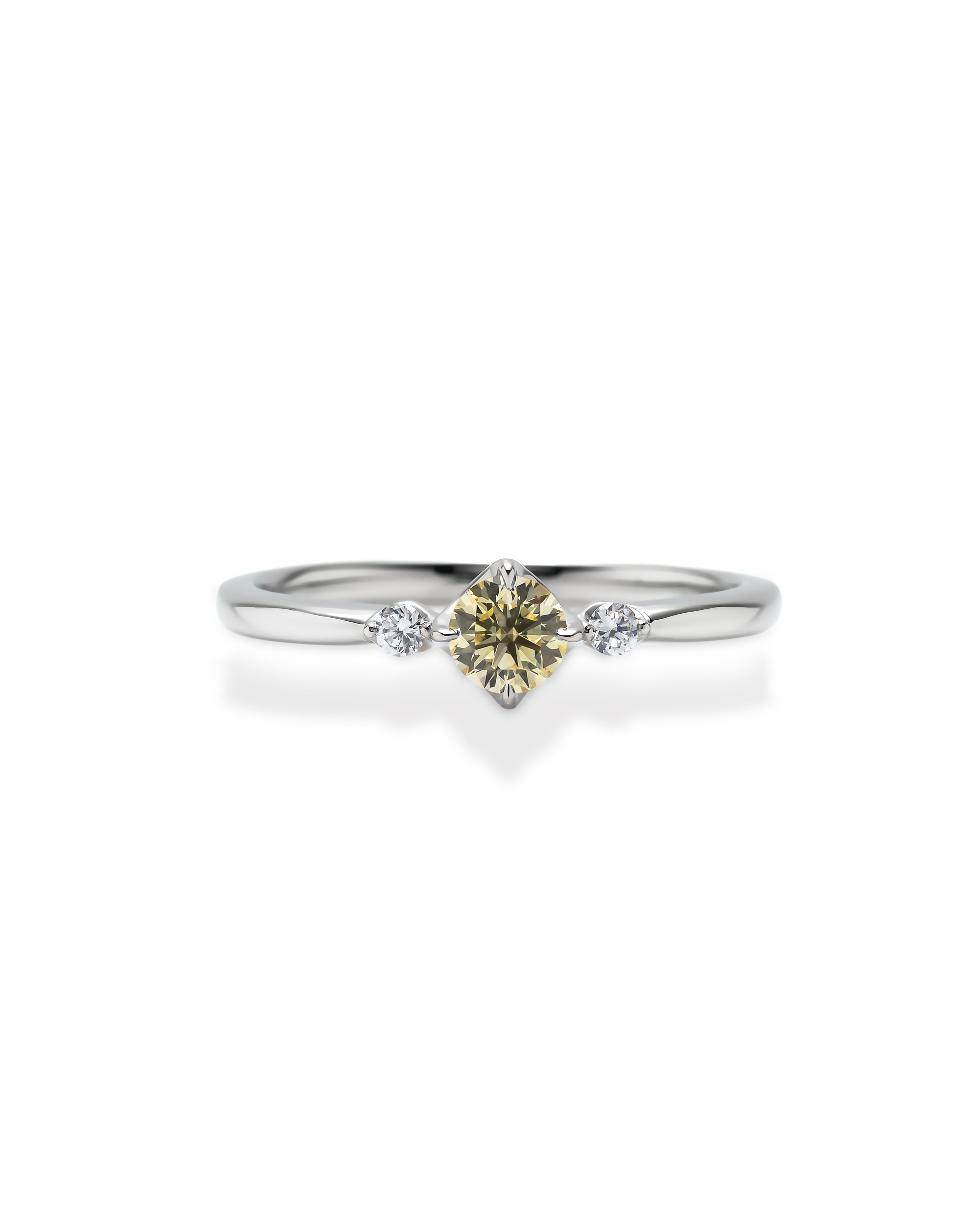 <water×light> 0.2ct ring(Sol Yellow)