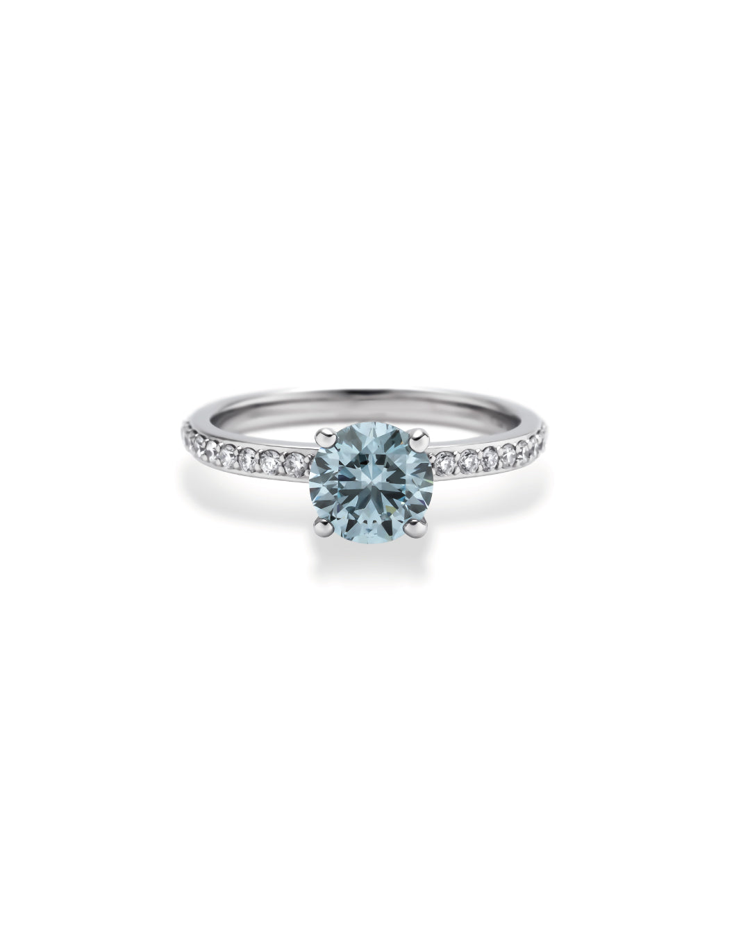 Agua 1.0ct Half Eternity ring RD