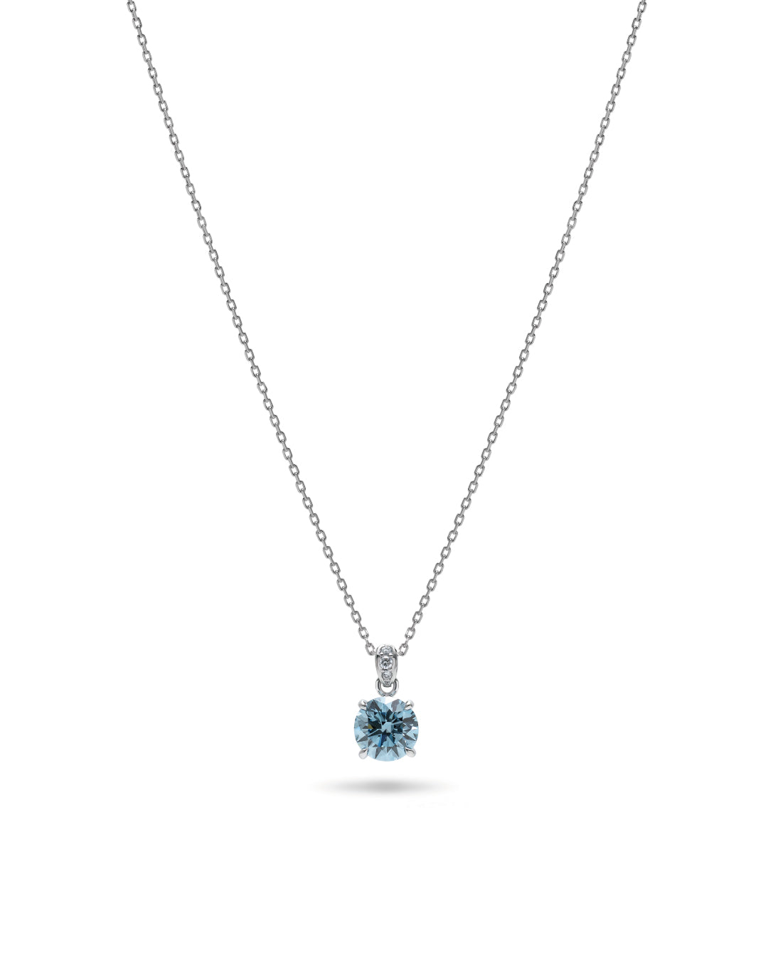 Agua 1.0ct necklace / RD (melee)