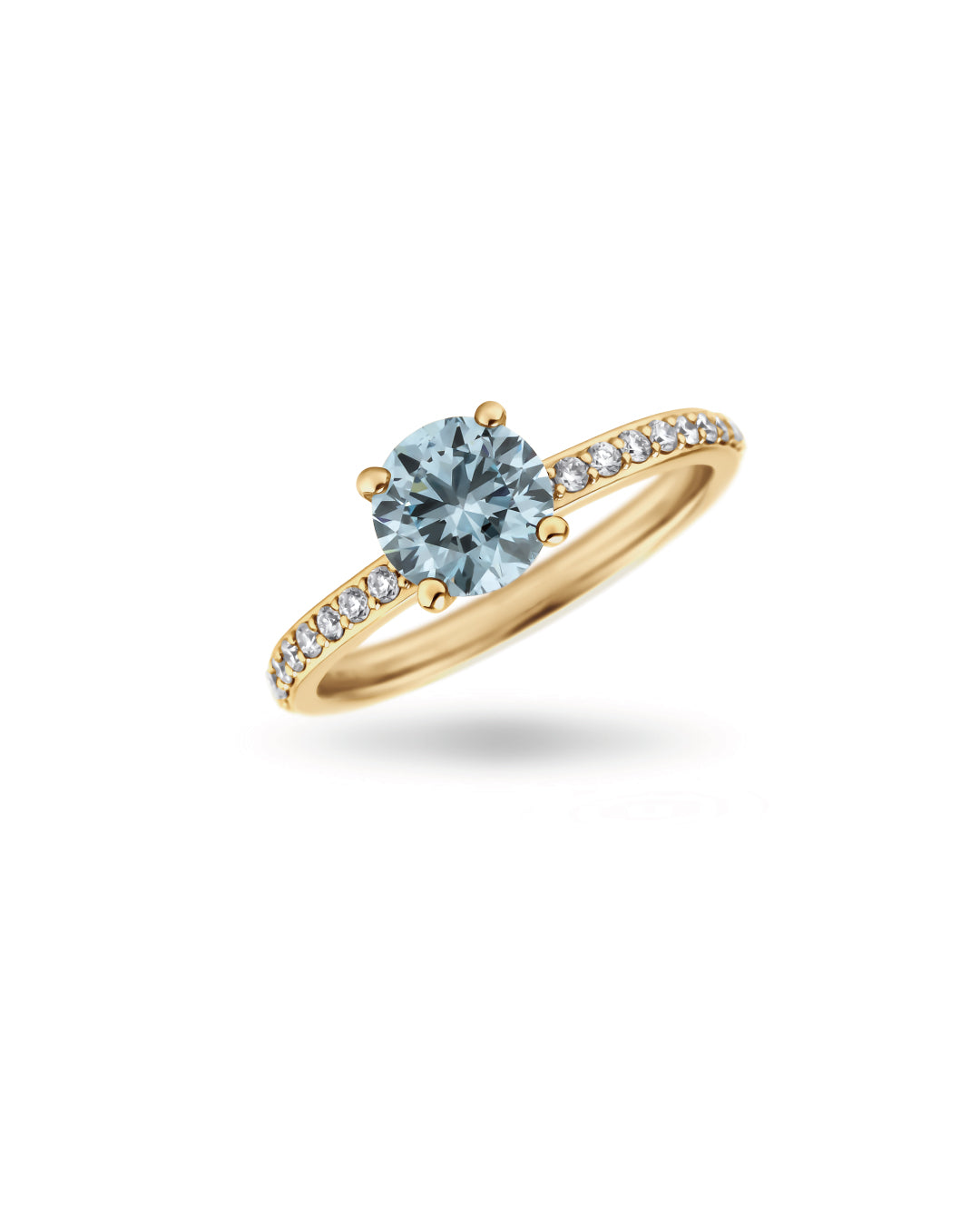 Agua 1.0ct Half Eternity ring RD