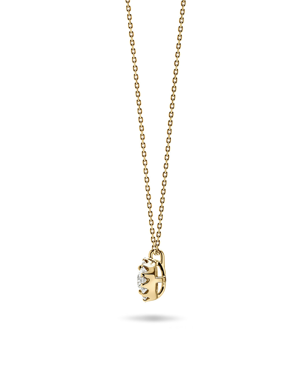 0.3ct Round Veil necklace