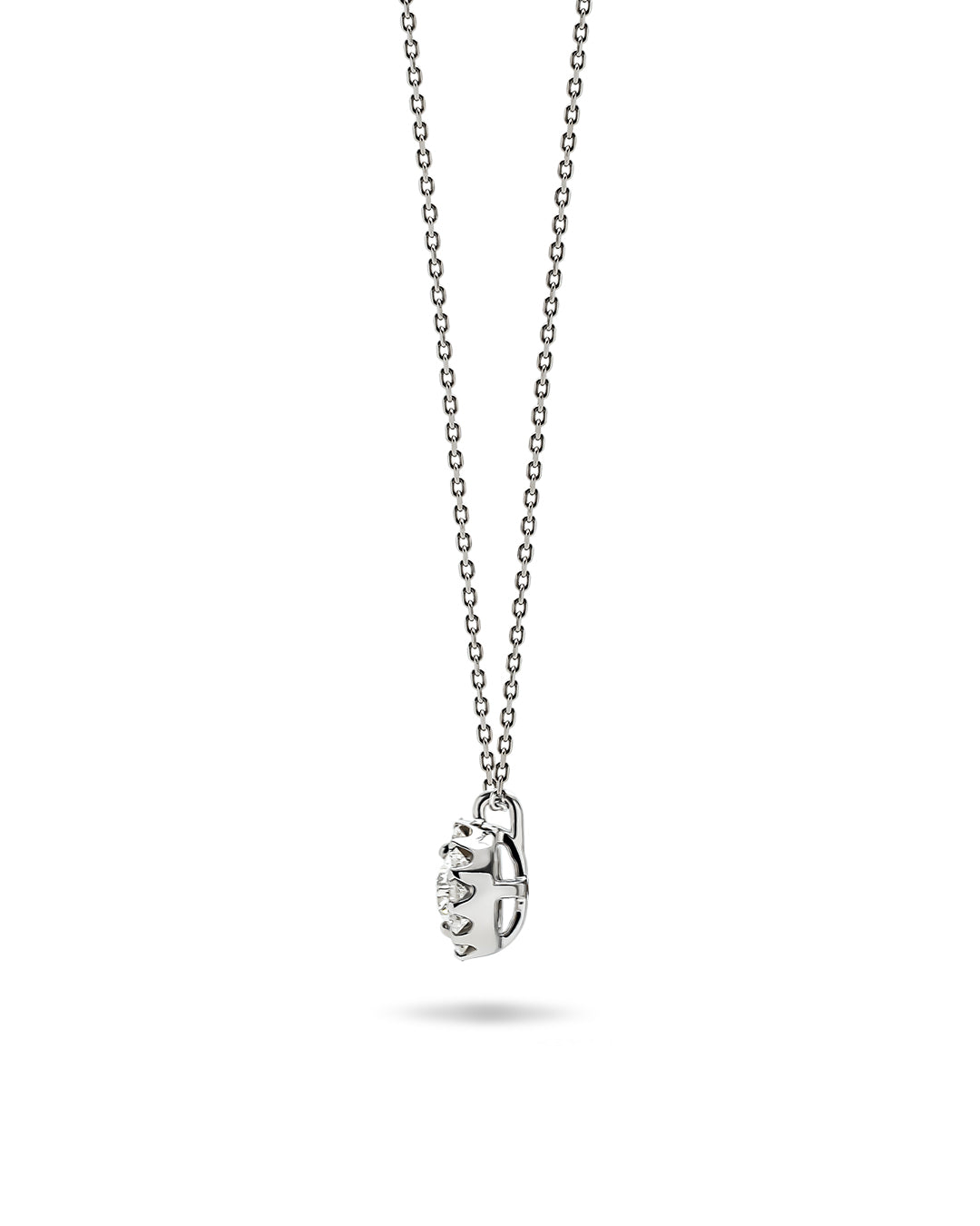 0.3ct Round Veil necklace