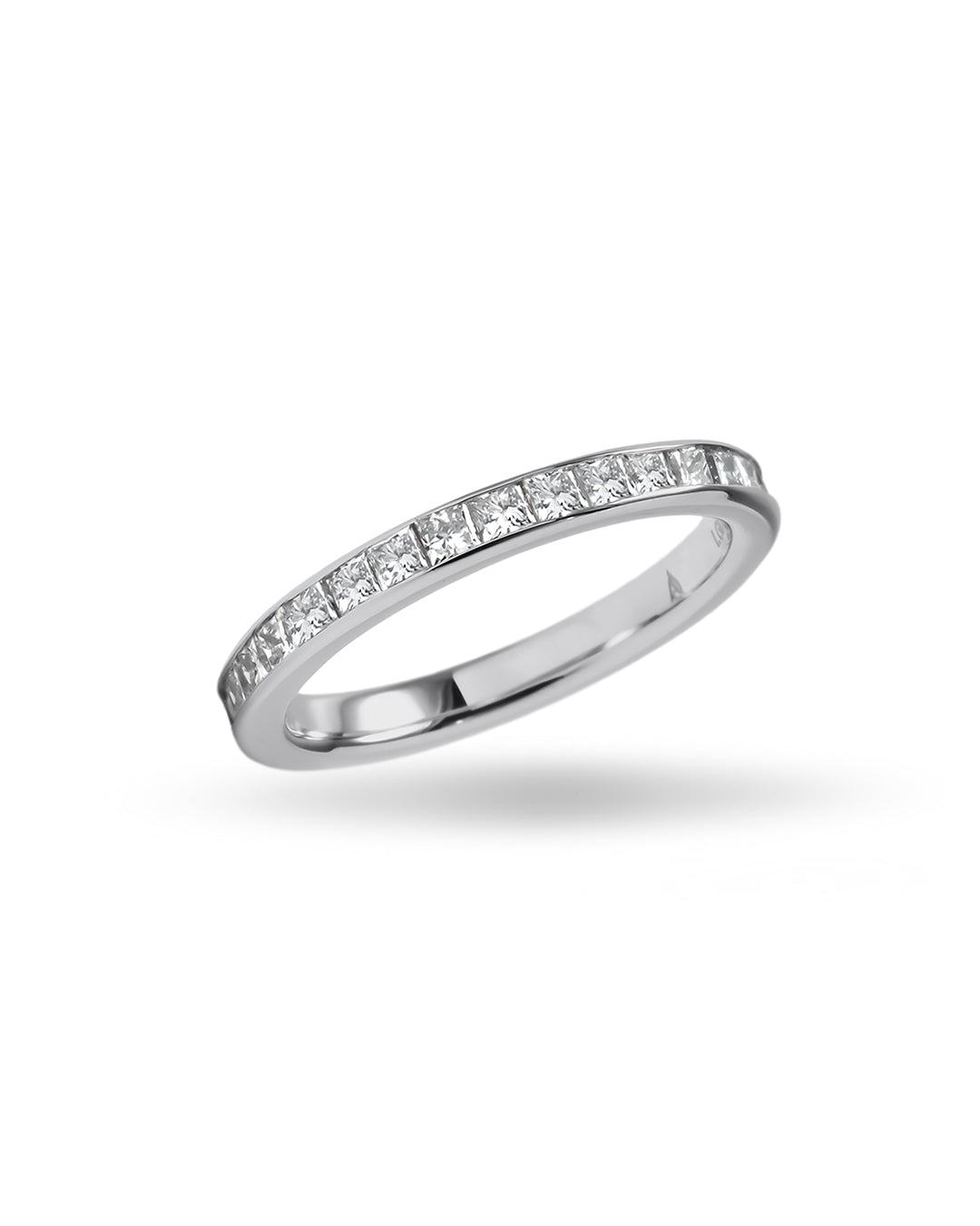 1.0ct ダイヤモンド フルエタニティリング /プリンセスカット