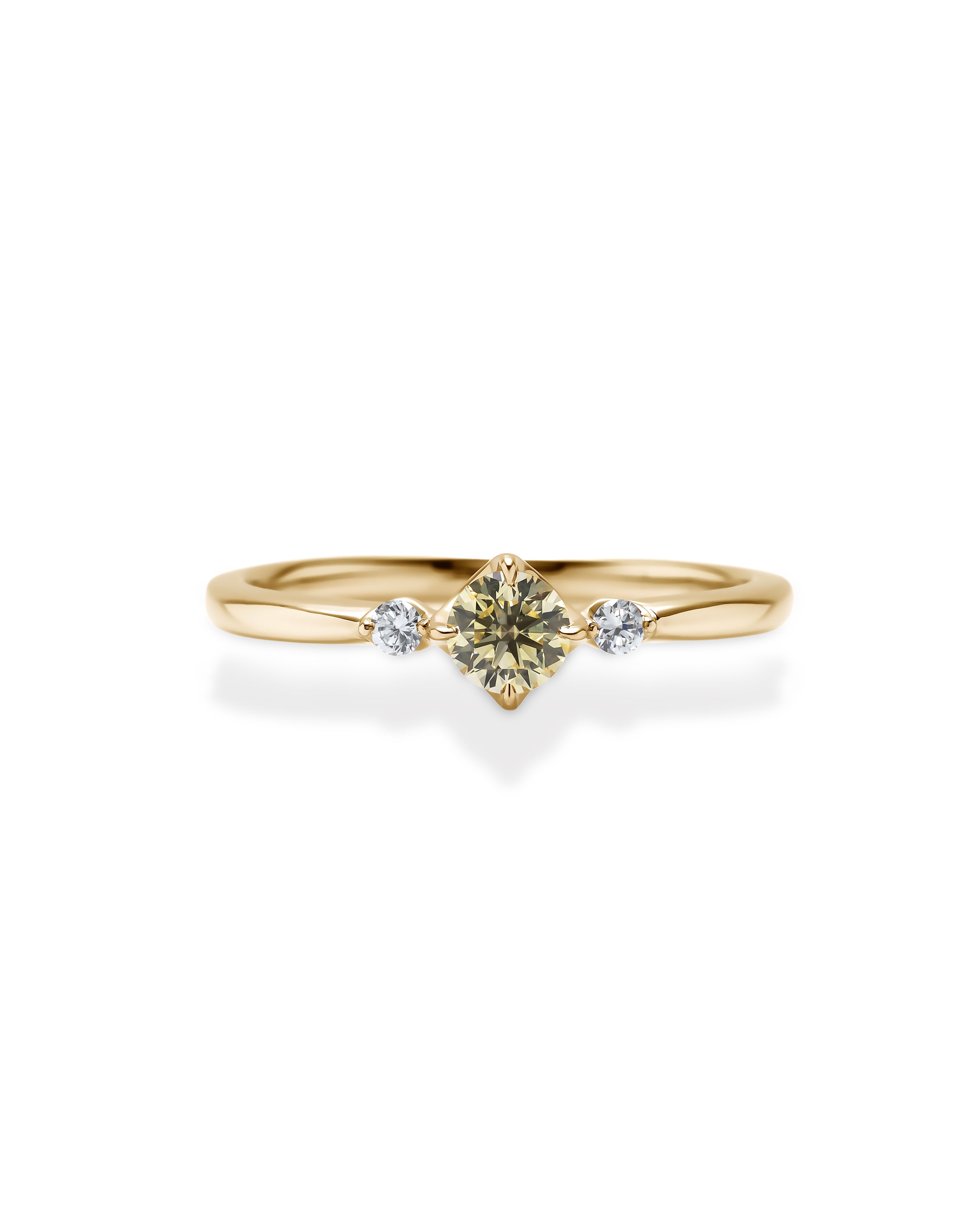 <water×light> 0.2ct ring（Sol Yellow）